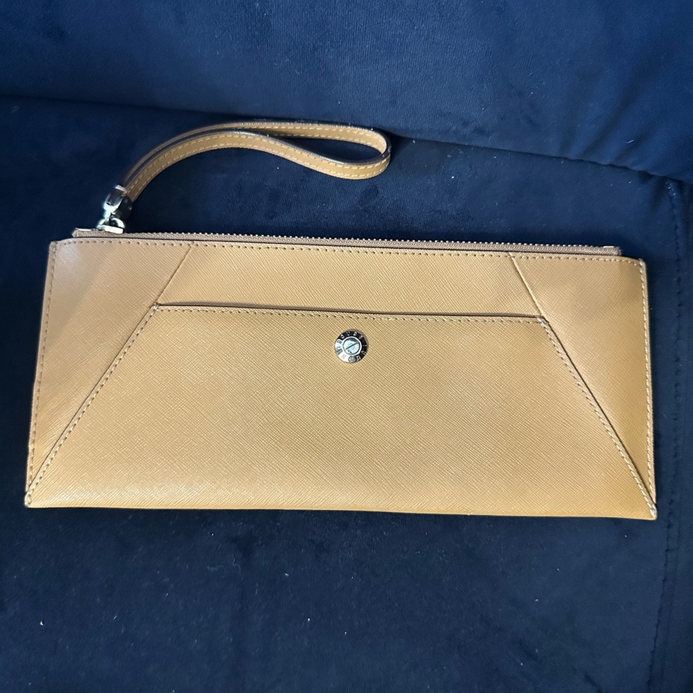 Henri Bendel West 57th Travel Pouch Wristlet - Camel